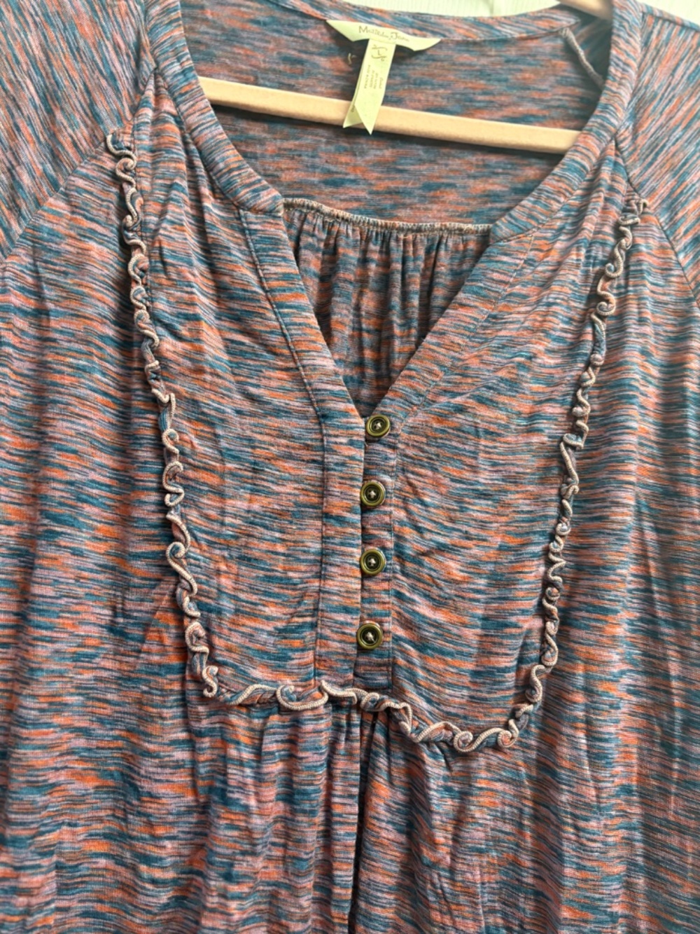 Women's Matilda Jane Multicolor Tunic Blouse - Picture 2 of 6